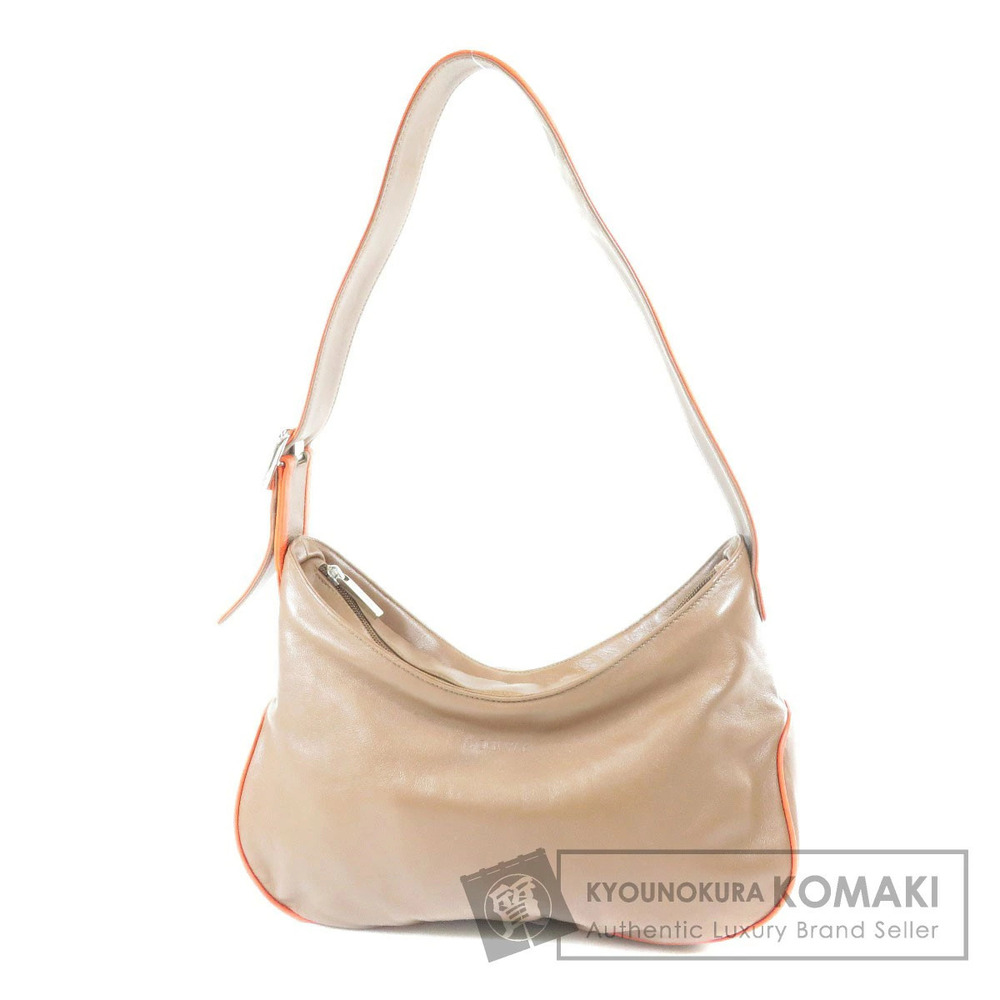 LOEWE logo motif shoulder bag leather